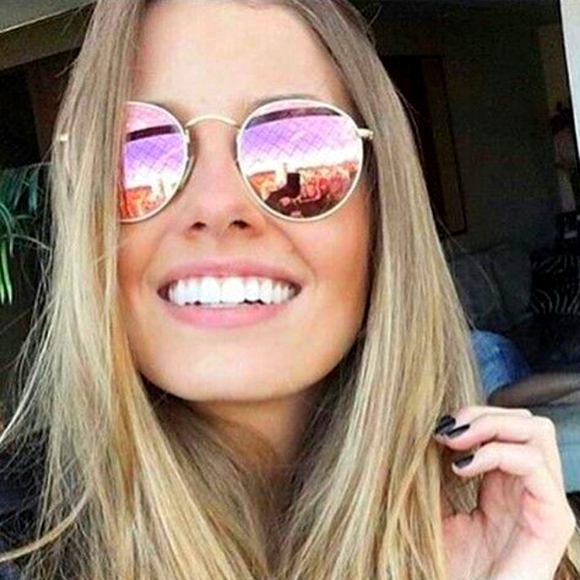 Ray-Ban Accessories - LIKE NEW Ray Ban Round Metal Pink Flash RB3447 Men /Women Sunglasses